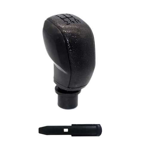 KLAUER Für Peugeot 106 107 206 207 306 307 308 3008 406 5008 605 807 ABS-Schaltknauf, Manuelles 5-Gang-Getriebe(Black) von KLAUER