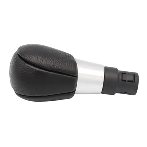 KLAUER Leder-Schaltknauf Für 5/6-Gang-Schalthebel Mit Kugelkopf Für Volvo S60 V60 S80 V70 XC70 XC60(Black,5 speed) von KLAUER
