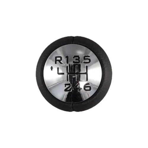 KLAUER Schwarzer Schaltknauf Für 5/6-Gang-Schalthebel Für C3 (A51) C4 Für Picasso C8 Für Berlingo (B9)(6 speed) von KLAUER
