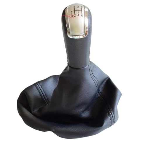 Schalthebelmanschette Für C-Klasse W202 W208 E-Klasse W210 W203 S203/W245 W169 W168 5- Und 6-Gang-Schalthebel(Down-R-6-Silver) von KLAUER