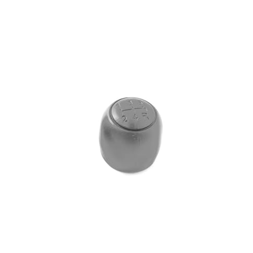 Schaltknauf-Kopf Aus Leder Schaltmanschette Schaltsack Staubschutz Für Fiat 500 500c 2007–2013 Für Panda 2003–2012(Gray,Knob) von KLAUER
