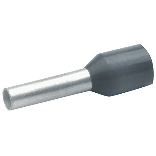 KLAUKE 33 472/8 4728 KLAU Aderendhülse n. DIN 1,5qmm 8mm VZ isoliert, schwarz/Silber von Klauke