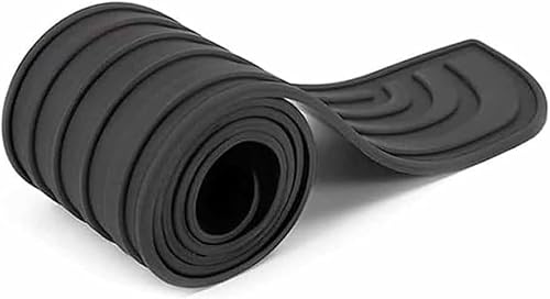 KLBHD Auto Heck Stoßstangenschutz Aufkleber für Opel Mokka B 2020-2024, Kofferraum Schutzbrett Ladekantenschutz Anti-Kratz Dekoration Zubehör,104cm*9cm-Black von KLBHD