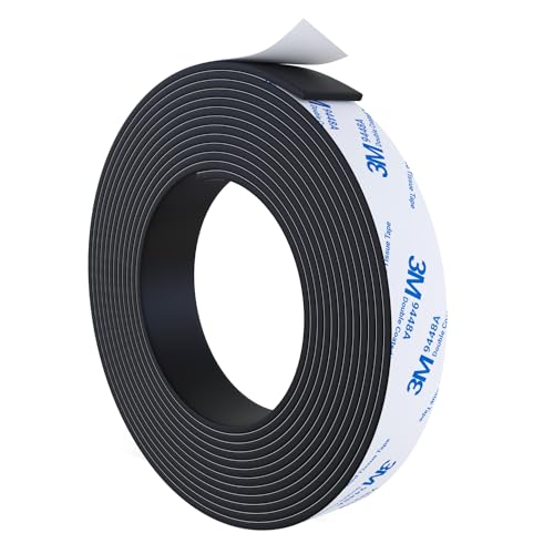 KLEBASTO Magnetband selbstklebend | 1,5mm dick | Magnetstreifen selbstklebend | Magnetklebeband mit starkem 3M Kleber für Küche, Schule & Büro (10mm x 30m) von KLEBASTO