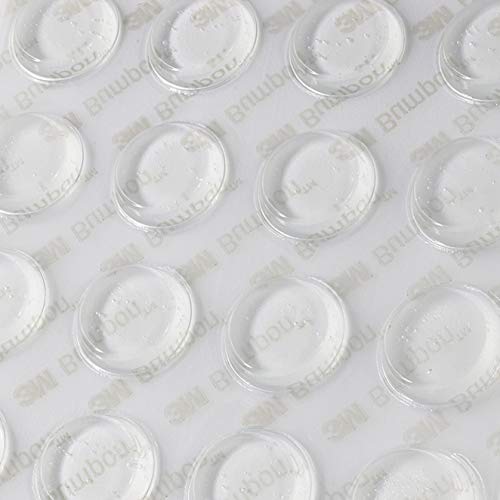 3M Bumpons SJ 5344 | selbstklebend | transparent | Menge wählbar | 19 mm Durchmesser, 4 mm Höhe / 40 Stück von KLEBESHOP24