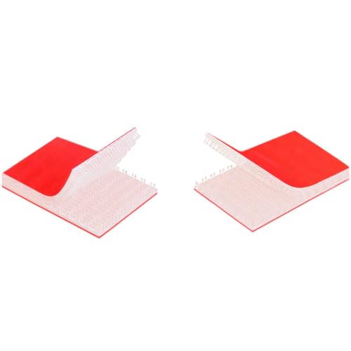 3M Dual Lock SJ4580 | Pilzkopf-Klettverschluss | Klettpads | selbstklebende Rückseite | durchsichtig | Maße & Menge wählbar / 25,4 mm x 50 mm (4 Stück) von KLEBESHOP24