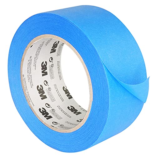 3M Malerabdeckband 2090 | blau | Universal-Kreppband | Profi-Qualität | für saubere Farbkanten / 24 mm breit x 50 m auf Rolle von KLEBESHOP24