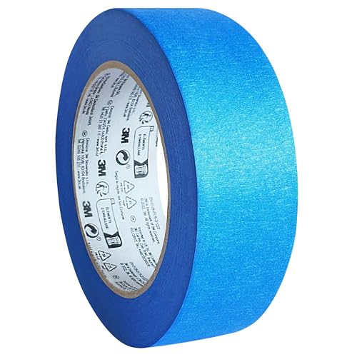 3M Malerabdeckband 2090 | blau | Universal-Kreppband | Profi-Qualität | für saubere Farbkanten / 48 mm breit x 50 m auf Rolle von KLEBESHOP24