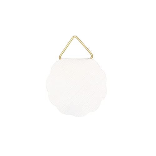 Bilderhaken zum Kleben | Bildaufhänger selbstklebend | aus Gewebe mit Metallöse | nassklebend | verschiedene Durchmesser/Ø 30 mm, 10 Stück von KLEBESHOP24