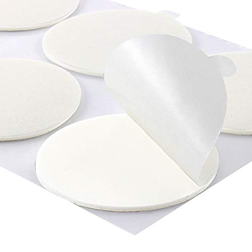 DOPPELSEITIGE KLEBEPUNKTE aus PE-Schaum | EXTRA STARK UND WITTERUNGSRESISTENT | Ø 50 mm | Dicke 1,5 mm | MENGE WÄHLBAR | Für permanente Verklebungen | Geeignet für viele Materialien / 1000 Stück von KLEBESHOP24