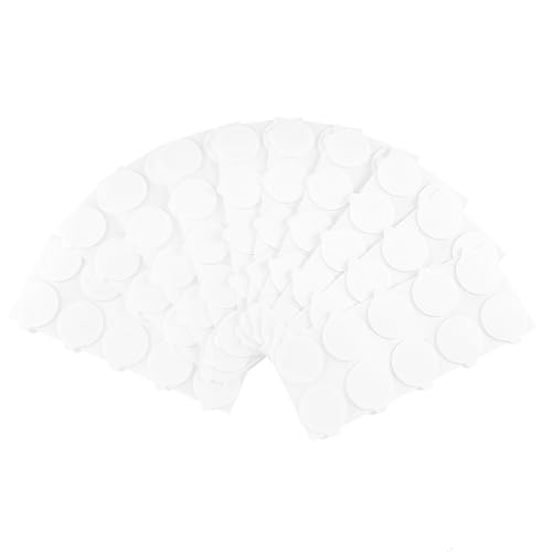 KLEBESHOP24 Doppelseitige Schaumklebepunkte | Extra stark | 1 mm Dicke | 20 mm Durchmesser, 100 Stück [Weiß, Acryl, Punkt, Klebepunkte, Klebepads, Schaumklebepunkte] von KLEBESHOP24