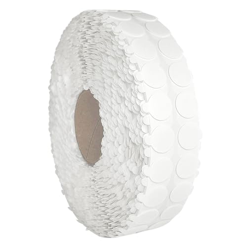 Doppelseitige Schaumklebepunkte | Extra stark | 1 mm Dicke | 25 mm Durchmesser, 5000 Stück [Durchmesser & Verpackungseinheit wählbar] von KLEBESHOP24