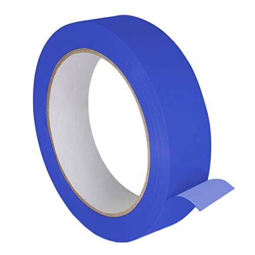 Einseitiges PVC-Klebeband | Universell einsetzbar | Zum Verkleben und Markieren | 25 mm x 66 m | Farbe wählbar / 1 Rolle, blau von KLEBESHOP24