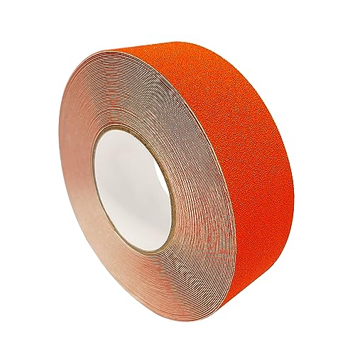 KLEBESHOP24 Antirutschband selbstklebend | Verschiedene Ausführungen | Rutschgruppe R13 / Orange, 1 Rolle 50 mm x 18 m KLEBESHOP24 Antirutschband selbstklebend | Verschiedene Ausführungen | Rutschgruppe R13 / Orange, 1 Rolle 50 mm x 18 m von KLEBESHOP24