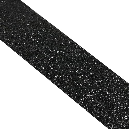 KLEBESHOP24 Antirutschband selbstklebend | Verschiedene Ausführungen | Rutschgruppe R13 / Schwarz, 10 Streifen 19 mm x 300 mm von KLEBESHOP24