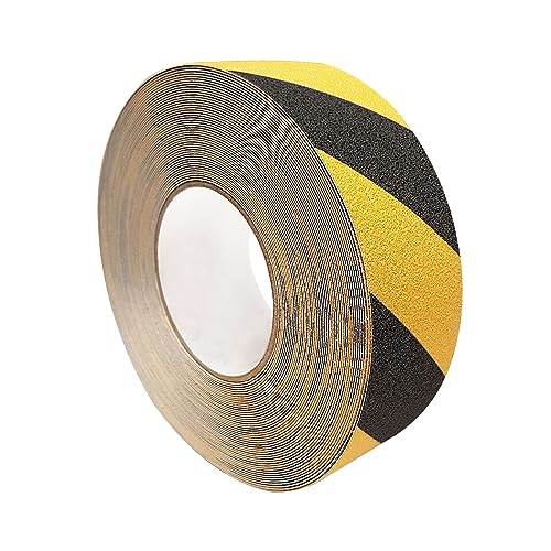 KLEBESHOP24 Antirutschband selbstklebend | Verschiedene Ausführungen | Rutschgruppe R13 / Schwarz-Gelb, 1 Rolle 50 mm x 18 m KLEBESHOP24 Antirutschband selbstklebend | Verschiedene Ausführungen | Rutschgruppe R13 / Schwarz-Gelb, 1 Rolle 50 mm x 18 m von KLEBESHOP24