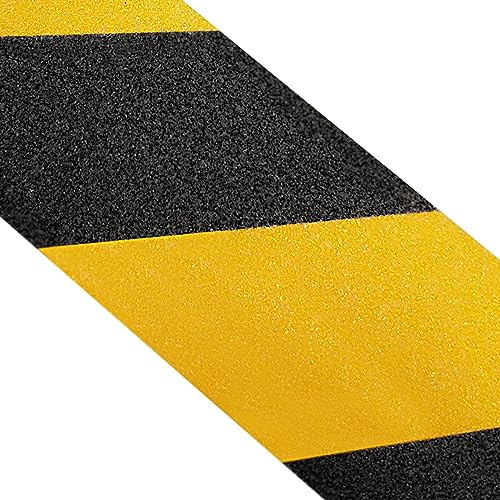 KLEBESHOP24 Antirutschband selbstklebend | Verschiedene Ausführungen | Rutschgruppe R13 / Schwarz-Gelb, 2 Streifen 50 mm x 200 mm KLEBESHOP24 Antirutschband selbstklebend | Verschiedene Ausführungen | Rutschgruppe R13 / Schwarz-Gelb, 2 Streifen 50 mm x 200 mm von KLEBESHOP24