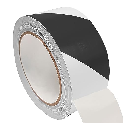 KLEBESHOP24 Bodenmarkierungsband | 50 mm x 33 m | Einseitig klebend | Einfarbig oder zweifarbig gestreift | Ablösbar auf den meisten Untergründen | Warnklebeband/Schwarz-Weiß KLEBESHOP24 Bodenmarkierungsband | 50 mm x 33 m | Einseitig klebend | Einfarbig oder zweifarbig gestreift | Ablösbar auf den meisten Untergründen | Warnklebeband/Schwarz-Weiß von KLEBESHOP24