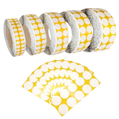 Doppelseitige Klebepunkte aus Papiervlies | Stark klebend | Größe & VE wählbar | Für Papier, Pappe, Kunststoff etc. | Zum Basteln / 10 mm 5000 Stück Doppelseitige Klebepunkte aus Papiervlies | Stark klebend | Größe & VE wählbar | Für Papier, Pappe, Kunststoff etc. | Zum Basteln / 10 mm 5000 Stück von KLEBESHOP24