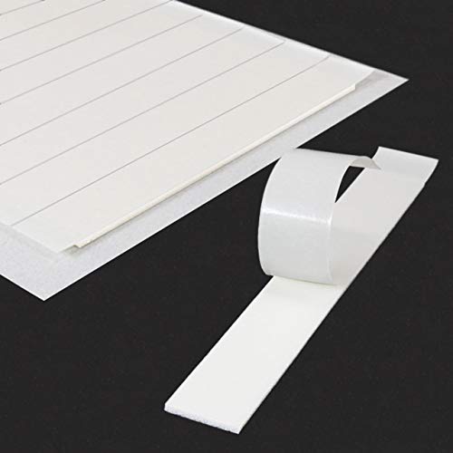 KLEBESHOP24 Doppelseitige Schaum-Klebestreifen | Beidseitig stark haftend | 12 x 75 mm | 1 mm dick | Verschiedene Mengen / 20 Stück von KLEBESHOP24