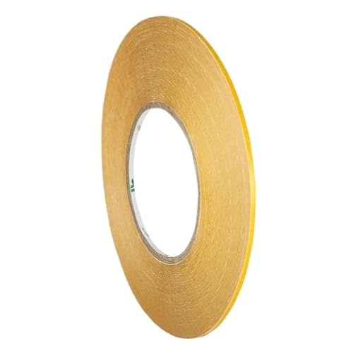 KLEBESHOP24 Duplocoll 3720 | Doppelseitiges Universalklebeband | Breite wählbar | Doppelseitiges Klebeband für Papier, Pappe, Lack, Metall etc. || (4 mm x 50 m) von KLEBESHOP24