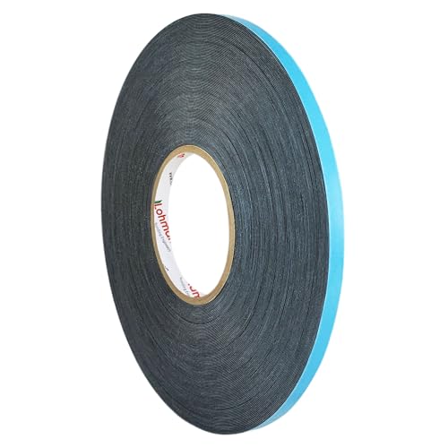 KLEBESHOP24 Duplocoll 904 | Doppelseitiges Schaumstoffklebeband | Aus PE-Schaum | Hohe Permanentklebkraft | Hochqualitatives Schaumklebeband von Lohmann / 9 mm x 50 m von KLEBESHOP24