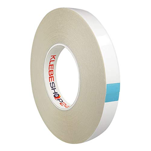 KLEBESHOP24 HyperTape doppelseitiges Klebeband | 50 m, Breite wählbar | Extra stark klebend | Universal-Klebeband | Handreißbar / 38 mm x 50 m von KLEBESHOP24