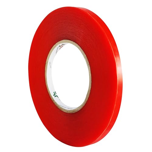 KLEBESHOP24 Lohmann Duplocoll 377 | Doppelseitiges PE-Klebeband für Kunststoff & Gummi | Breite wählbar / 9 mm x 50 m von KLEBESHOP24