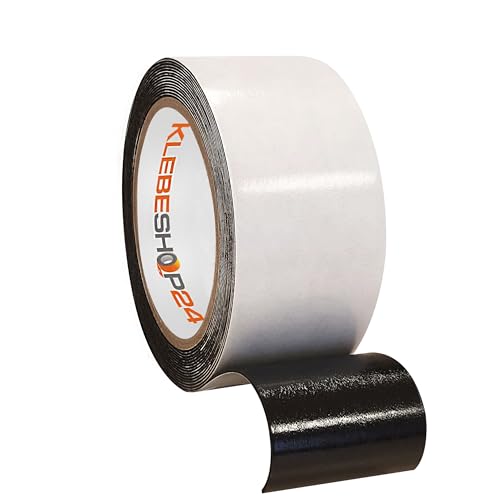KLEBESHOP24 Doppelseitiges Klebeband schwarz für Wand | Montageklebeband | 5 oder 66 Meter | Breite & Menge auf Rolle wählbar / 50 mm x 5 m KLEBESHOP24 Doppelseitiges Klebeband schwarz für Wand | Montageklebeband | 5 oder 66 Meter | Breite & Menge auf Rolle wählbar / 50 mm x 5 m von KLEBESHOP24