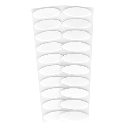 KLETTPUNKTE SELBSTKLEBEND | Klett zum Kleben, oval/Weiß 20 Stück KLETTPUNKTE SELBSTKLEBEND | Klett zum Kleben, oval/Weiß 20 Stück von KLEBESHOP24