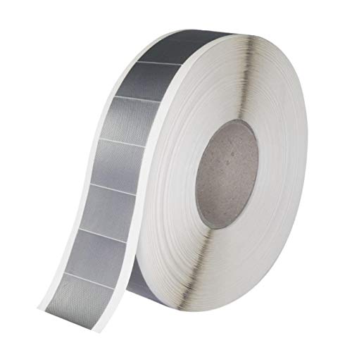 KLEBESHOP24 Klebepads aus Gewebeband | Eckig | Zum Fixieren & Kennzeichnen/Silber 30 mm x 40 mm 2500 Stück KLEBESHOP24 Klebepads aus Gewebeband | Eckig | Zum Fixieren & Kennzeichnen/Silber 30 mm x 40 mm 2500 Stück von KLEBESHOP24