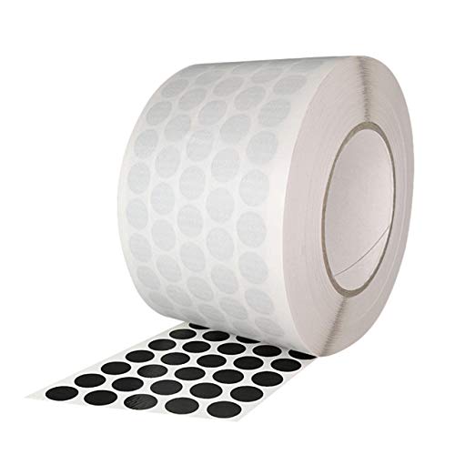 Klebepunkte schwarz | Aus Kunststoffgewebe | Ø 14 mm | Markierungspunkte | Wasserabweisend & alterungsbeständig || 100 Stück Klebepunkte schwarz | Aus Kunststoffgewebe | Ø 14 mm | Markierungspunkte | Wasserabweisend & alterungsbeständig || 100 Stück von KLEBESHOP24