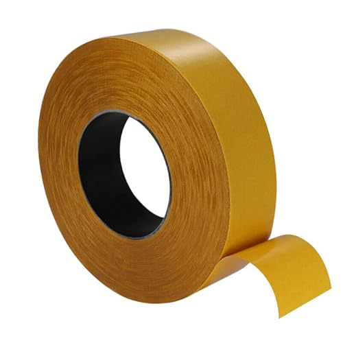 Klebeshop24 DOPPELSEITIGES KLEBEBAND | Transparent | Extra dünn | Stark haftend | 40 mm x 250 m | Reißbar mit der Hand | Für viele Materialien geeignet von KLEBESHOP24