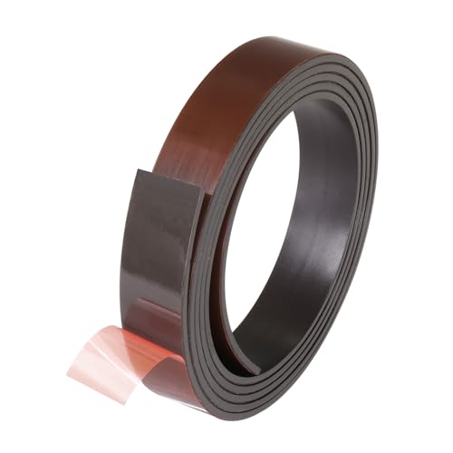 Klebeshop24 MAGNETBAND SELBSTKLEBEND | Abmessungen wählbar / 12,7 x 1,5 mm, 1 m auf Rolle von KLEBESHOP24