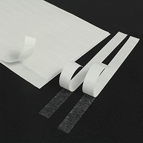 KLEBESHOP24 Klebestreifen doppelseitig | Stark klebend | Größe & Menge wählbar | Klebestreifen zum Basteln / 5 mm x 120 mm, 40 Stück von KLEBESHOP24