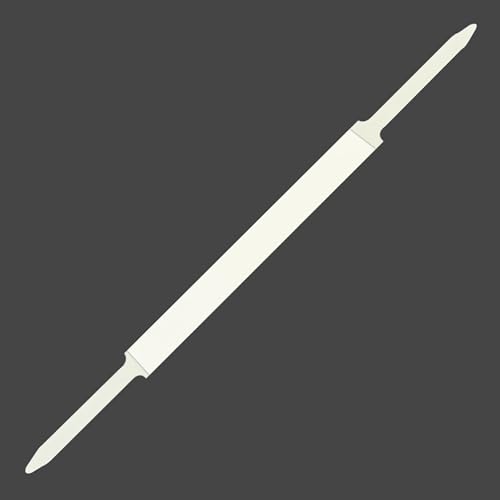 Schnellheftzungen | Mit selbstklebendem Mittelstück | Weiß | Kunststoffummantelt | 100 oder 1000 Stück | 150 mm lang x 5 mm | Heftzungen / 100 Stück von KLEBESHOP24