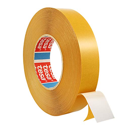 tesa Doppelseitiges Klebeband aus PVC | Montageklebeband | Breite wählbar | 50 m auf Rolle | Stark permanent klebend | Universalklebeband zum Montieren, Befestigen, Fixieren / 6 mm tesa Doppelseitiges Klebeband aus PVC | Montageklebeband | Breite wählbar | 50 m auf Rolle | Stark permanent klebend | Universalklebeband zum Montieren, Befestigen, Fixieren / 6 mm von KLEBESHOP24