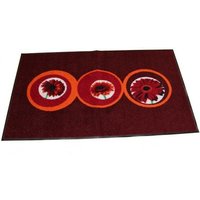 Waschbare Fußmatte Teppich - Gerbera Circles - 75x120cm wash+dry von KLEEN-TEX