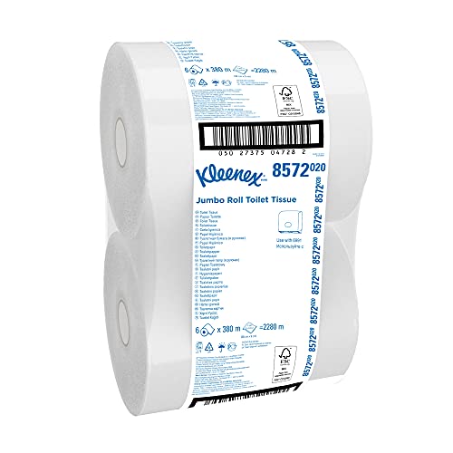 KLEENEX 6 Rollen 380 m Hygienepapier zweilagig JUMBO ROLL von KLEENEX