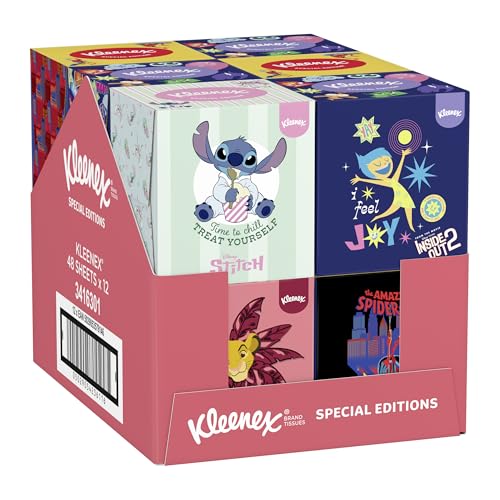 Kleenex Disney Taschentücher-Boxen, verschiedene Designs, 3-lagig, 12 Würfel-Boxen à 48 Tücher Kleenex Disney Taschentücher-Boxen, verschiedene Designs, 3-lagig, 12 Würfel-Boxen à 48 Tücher von KLEENEX