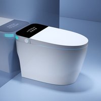 Intelligente Toilette (Tankless) Kleenmac Olivia KEB2025TRF (japanische Toilette) vertikaler Auslass 250 mm Schwarz - Schwarz von KLEENMAC