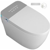 Intelligente Toilette (Tankless) Kleenmac Olivia KEB2030TRW (japanische Toilette) vertikaler Auslass 300 mm Grau - Grau von KLEENMAC