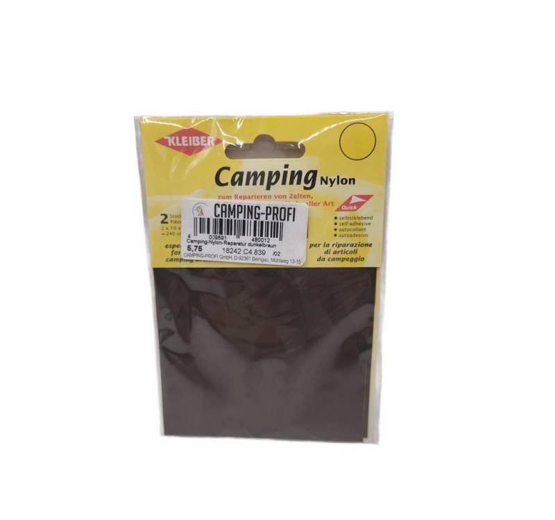KLEIBER Reparatur-Set Camping-Nylon-Reparatur dunkelbraun, 2-St. KLEIBER Reparatur-Set Camping-Nylon-Reparatur dunkelbraun, 2-St. von KLEIBER