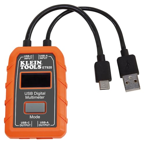 KLEIN TOOLS Digitales USB-Messgerät, USB-A und USB-C KLEIN TOOLS Digitales USB-Messgerät, USB-A und USB-C von KLEIN TOOLS