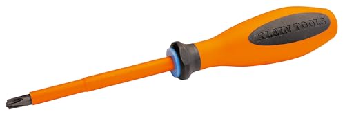 KLEIN TOOLS SCHRAUBENZIEHER ISOLIERT SL/PZ 1 x 80 mm – Kombiklinge Schlitz/Pozidriv, VDE-zertifiziert, präzise & flexibel von KLEIN TOOLS