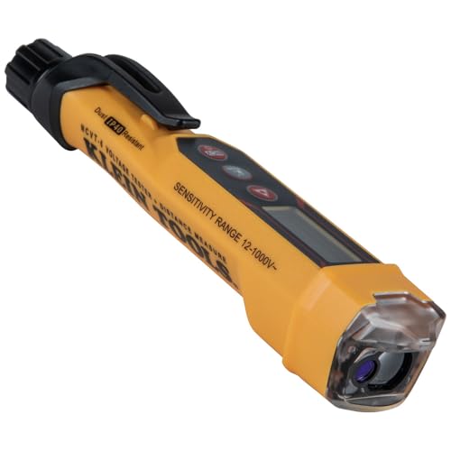 KLEIN TOOLS kontaktloser Spannungsprüfer, 12 bis 1000 V AC, mit Laser-Entfernungsmesser, Gelb,Schwarz KLEIN TOOLS kontaktloser Spannungsprüfer, 12 bis 1000 V AC, mit Laser-Entfernungsmesser, Gelb,Schwarz von KLEIN TOOLS