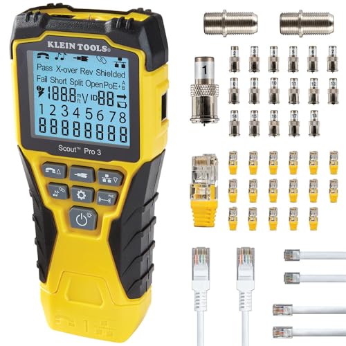 Klein Tools Netzwerkpruefgeraet, VDV501-852, w/Locator Remotes, PoE Klein Tools Netzwerkpruefgeraet, VDV501-852, w/Locator Remotes, PoE von KLEIN TOOLS