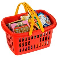 Einkaufskorb Korb Einkaufstasche gefüllt Lebensmittel Einkauf rot - Klein von KLEIN