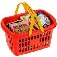 Klein - Einkaufskorb Korb Einkaufstasche gefüllt Lebensmittel Einkauf rot von KLEIN