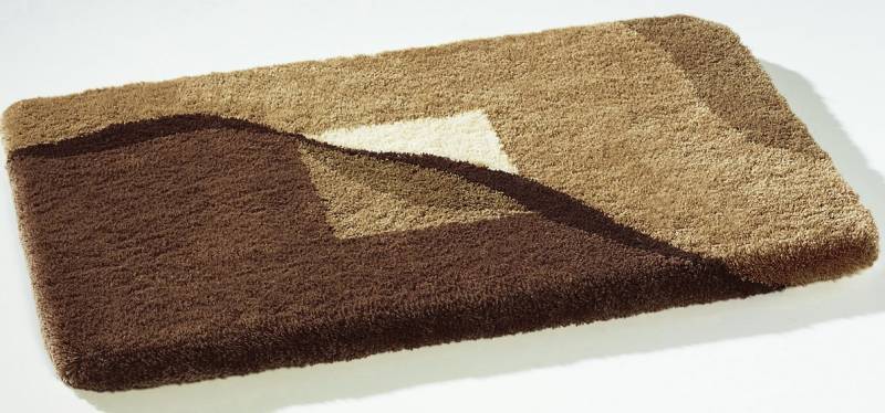 Badgarnitur der Marke Kleine Wolke, Größe 105 (Teppich, Ø 90 cm), Braun von KLEINE WOLKE